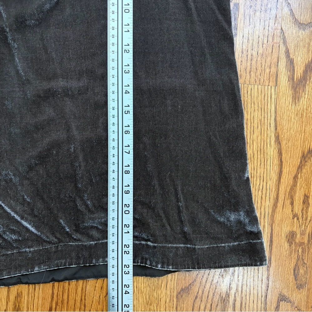 Madewell Velvet Choker Top in Gray - Picture 7 of 9